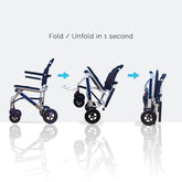 Super Lite Lightweight Manual Wheelchair