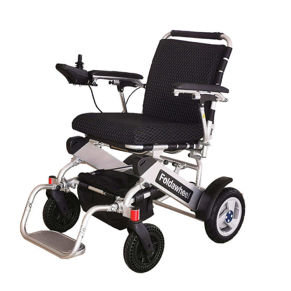 Foldawheel PW-999XL Lightweight Folding Power Wheelchair (120kg limit)
