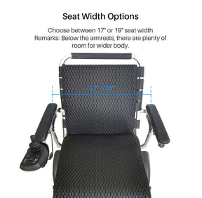 Foldawheel PW-999XL Lightweight Folding Power Wheelchair (120kg limit)