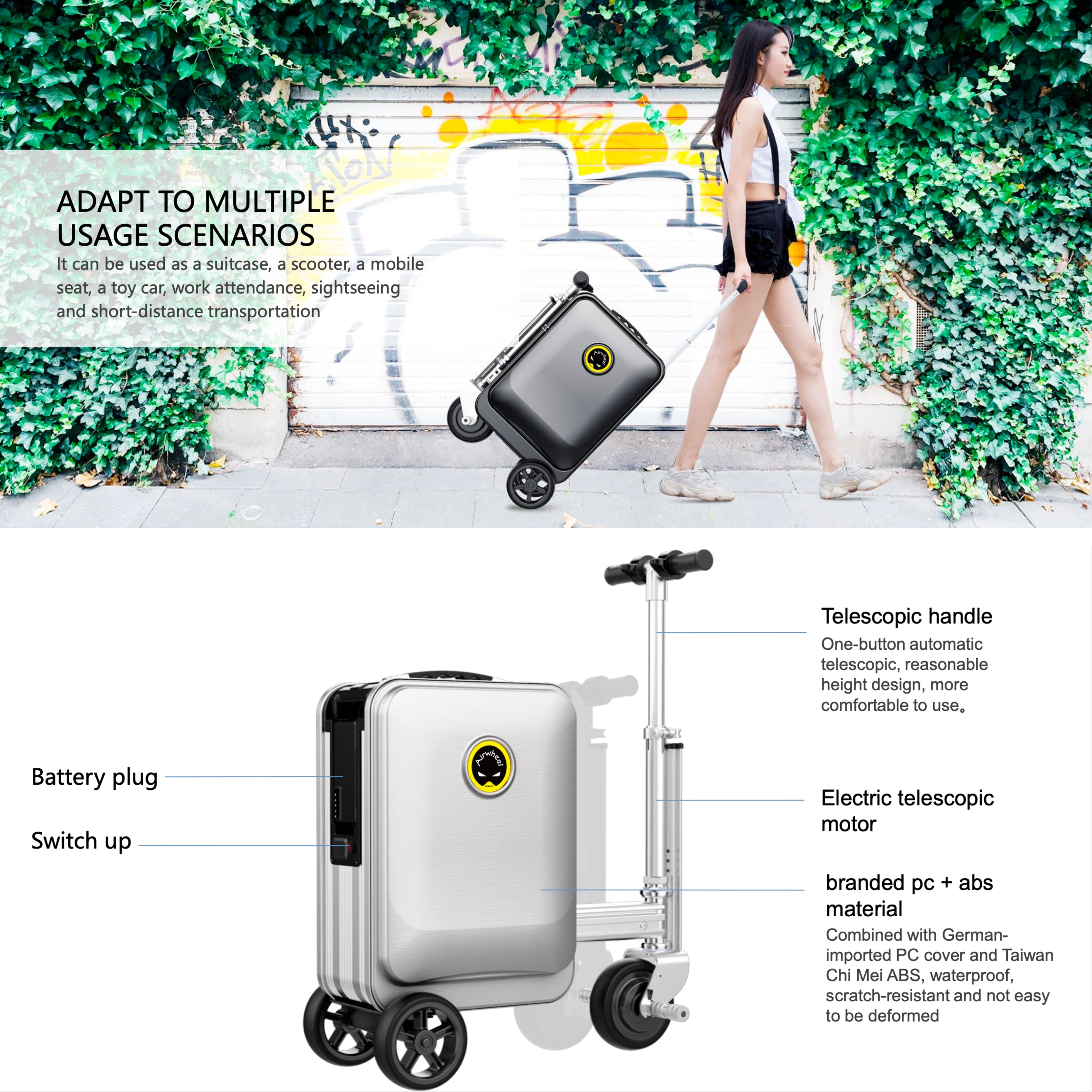 Airwheel SE3S Smart Rideable Suitcase