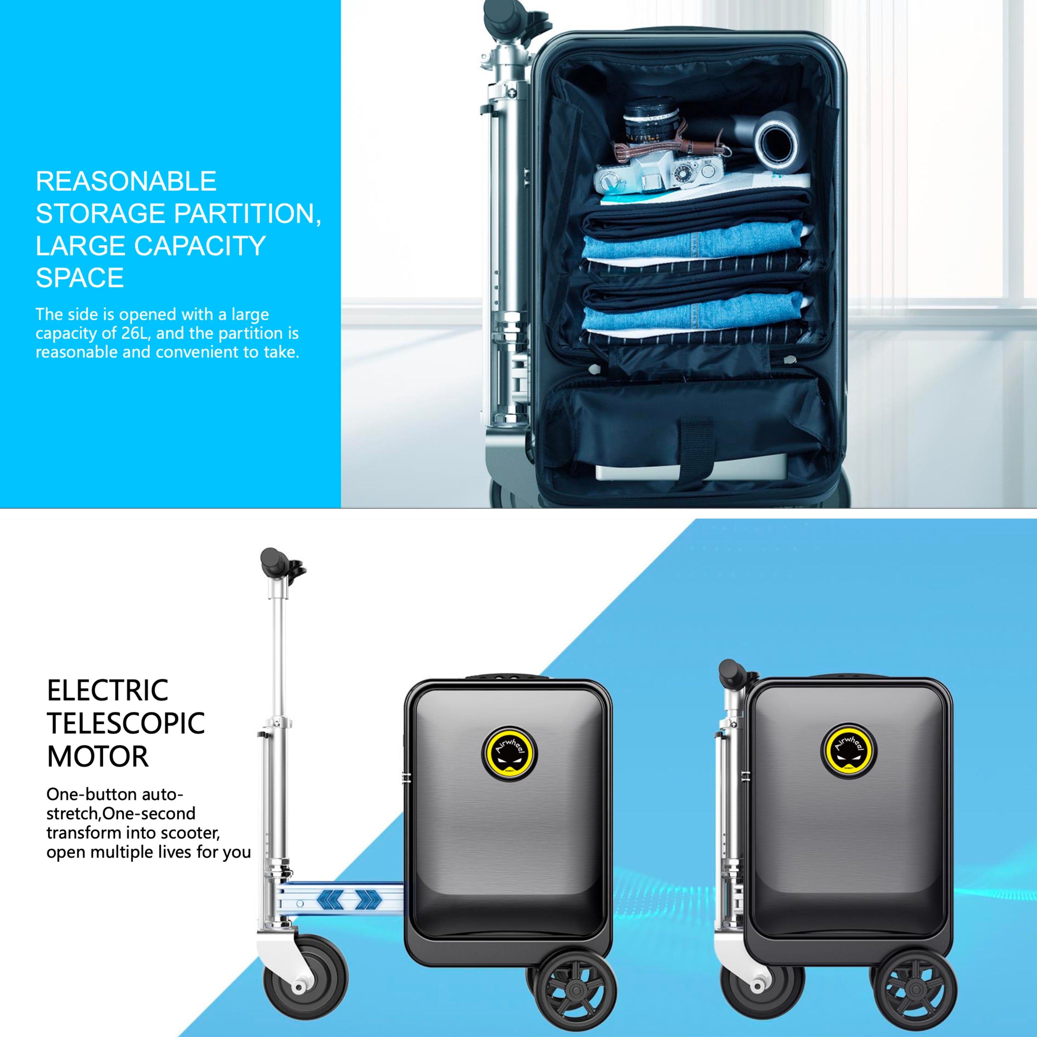 Airwheel SE3S Smart Rideable Suitcase