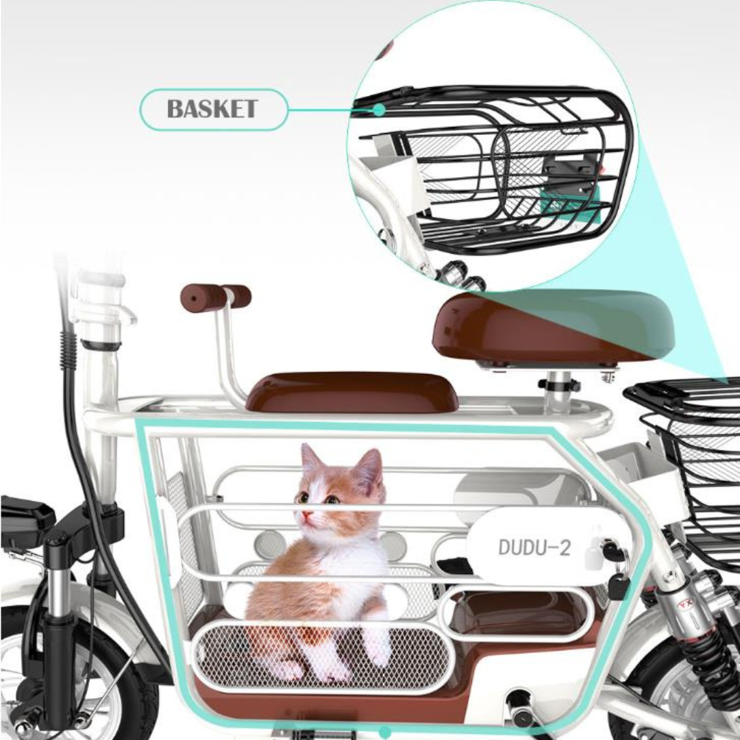 Upgraded Mopet Two Wheel Pet Carrier Mobility Scooter