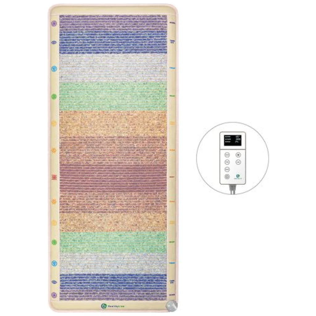 Chakra-Mat™ Large 7632 Firm - PEMF Inframat Pro® Rainbow Mat with Chakra Symbols