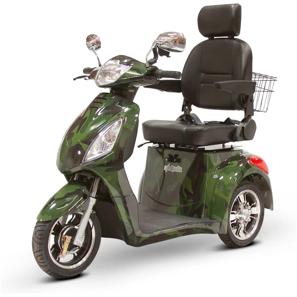 eWheels EW-36 Elite Three Wheel Scooter with Electric Brake Assist