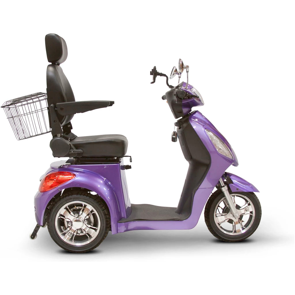 eWheels EW-36 Elite Three Wheel Scooter with Electric Brake Assist