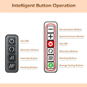 U Shaped Infrared Heated Back Massager Device