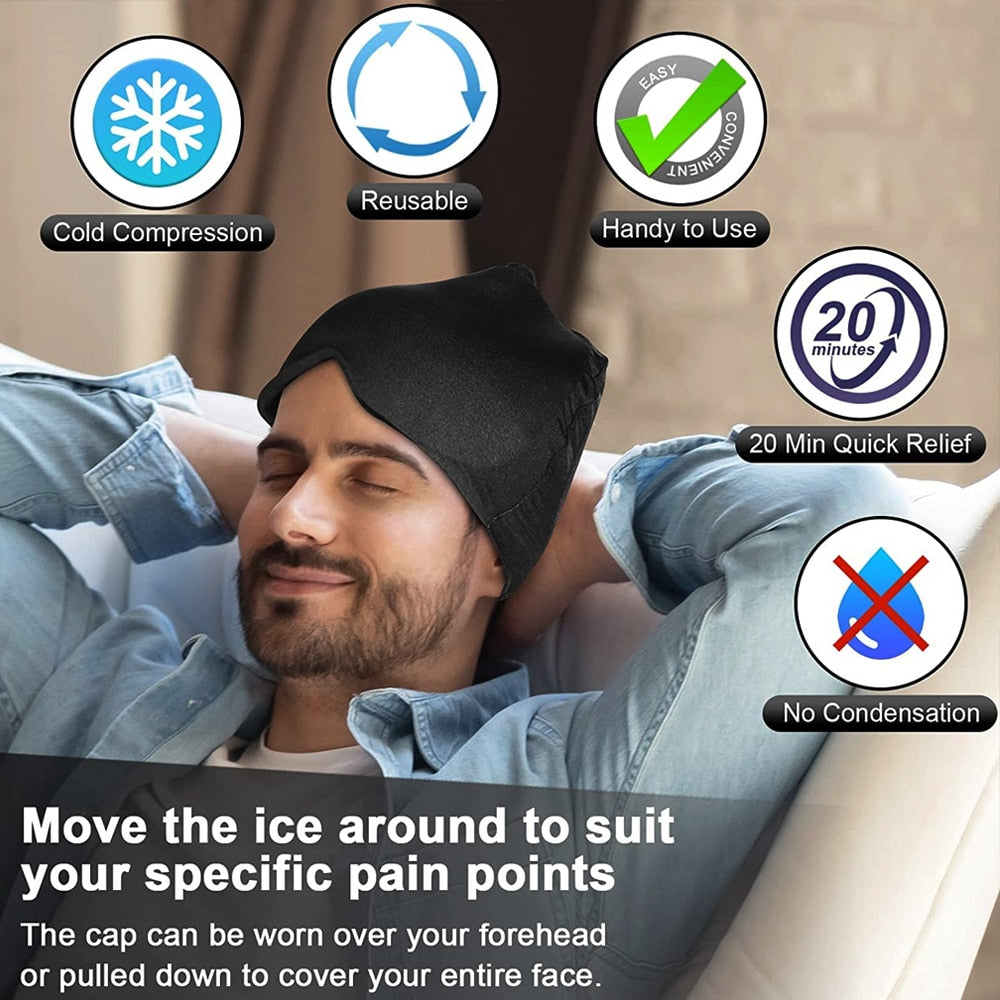 Gel Hot And Cold Headache Therapy Cap