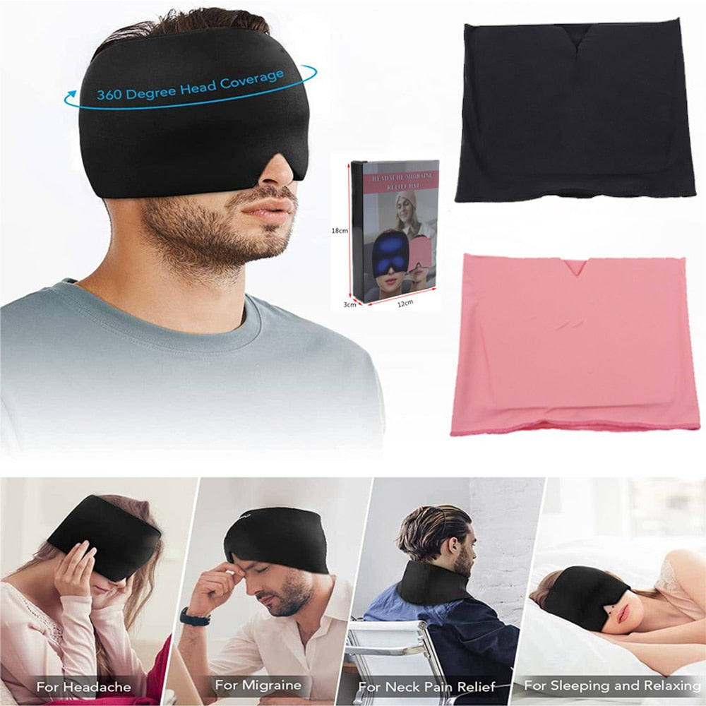 Gel Hot And Cold Headache Therapy Cap