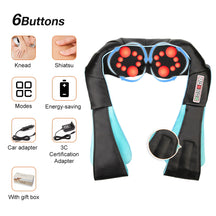 U Shaped Infrared Heated Back Massager Device