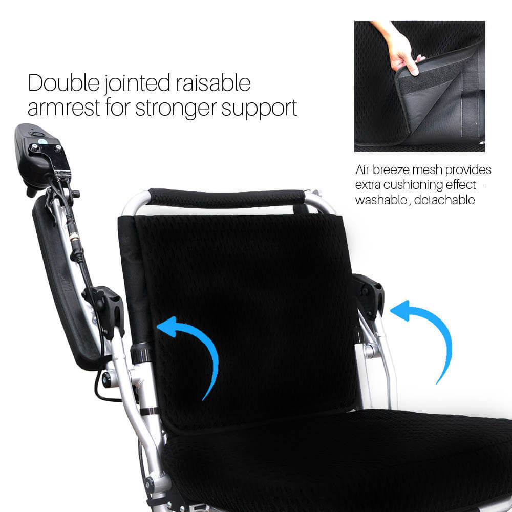 PW-1000XL Lightweight Power Wheelchair 3