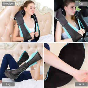 U Shaped Infrared Heated Back Massager Device